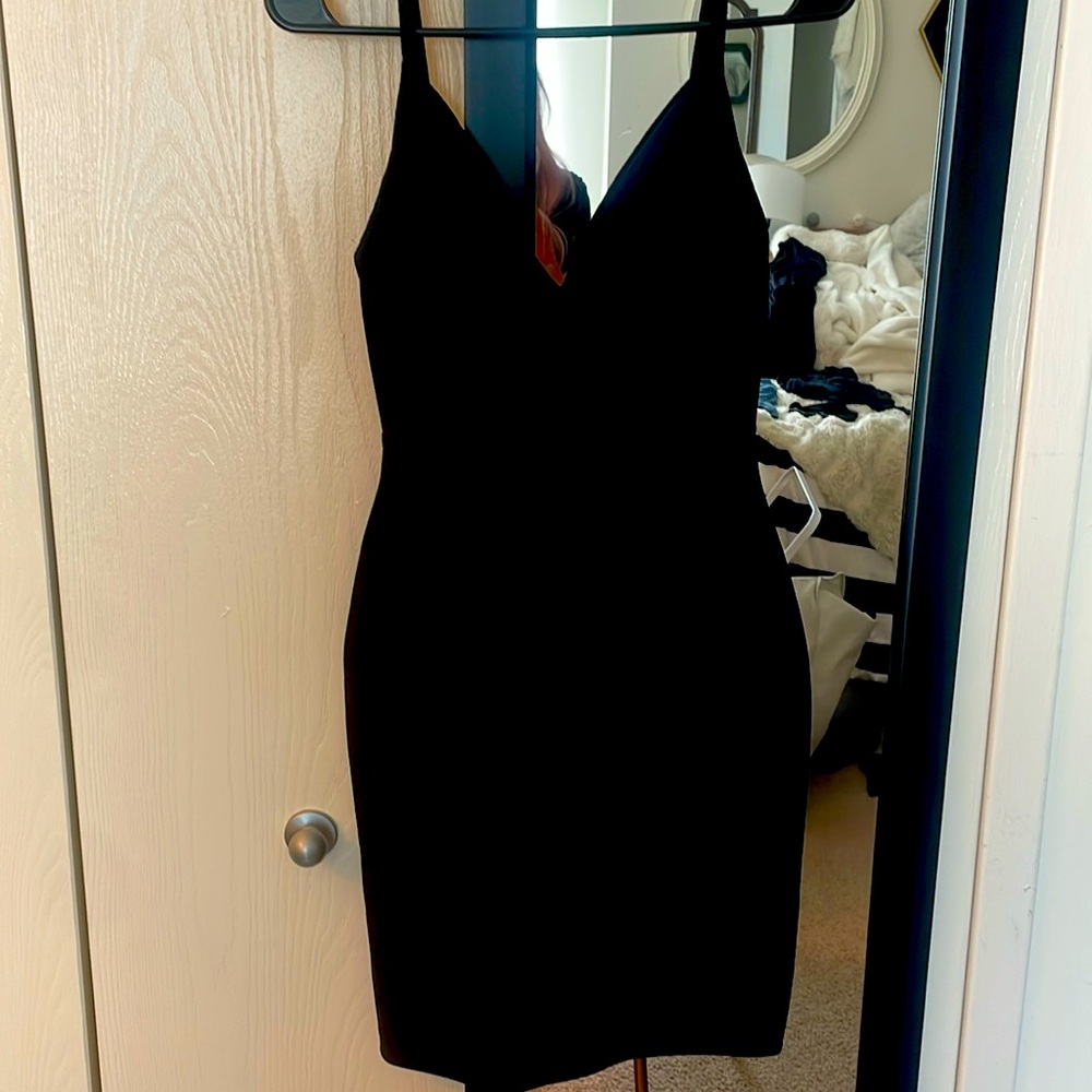 Classic Herve Leger LBD little black dress. Sz Small/2 Perfect Condition
